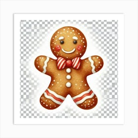 Gingerbread Man 9 Art Print