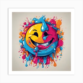 Smiley Face 1 Art Print