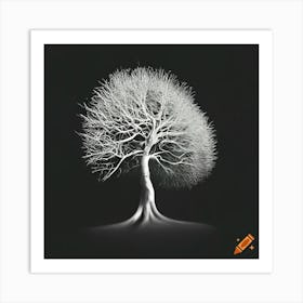 Glowing Tree Art Print