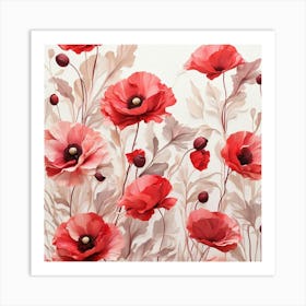 Red Poppies Art Print