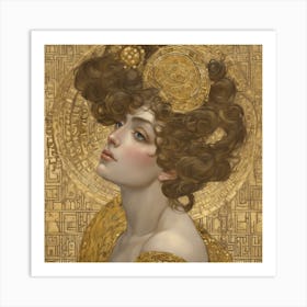 'Golden Girl' Art Print