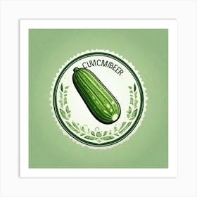 Cucumber 3 Art Print