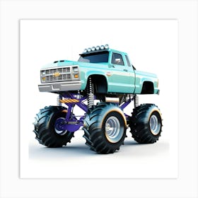 Monster Truck 7 Art Print