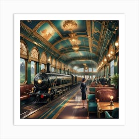 Train Station 2 Art Print