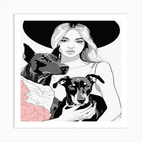 Dog Portrait Art Print