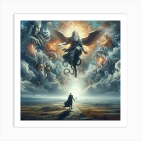 Angels And Demons 8 Art Print