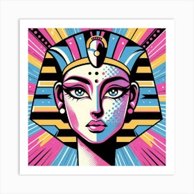 Pop Pharaoh Psusennesra Art Print