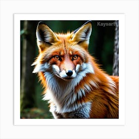 Red Fox 5 Art Print