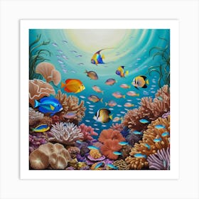 Coral Reef 1 Art Print