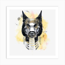 Egyptian Dog Art Print