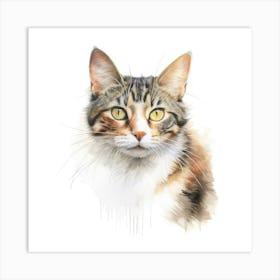 Foldex Cat Portrait 2 Art Print