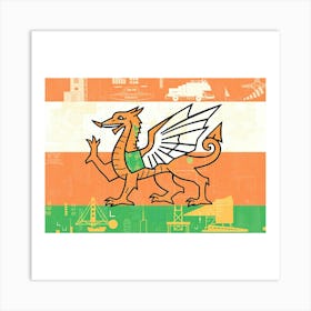 Flag Of Wales Art Print