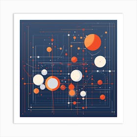 Abstract Space Art Print