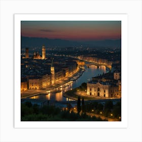 Default City Itali 0 (1) Art Print