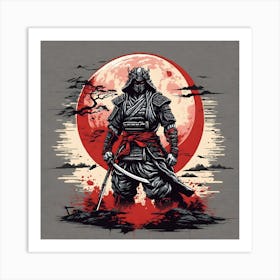 Samurai Warrior 2 Art Print