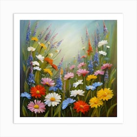 Daisy Field 3 Art Print