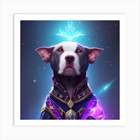 World Of Warcraft Dog Art Print