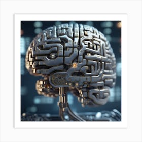 Artificial Brain 73 Art Print