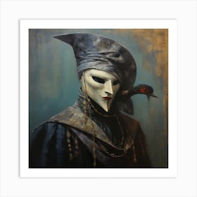 Venice Mask 3 Art Print