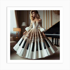 Piano Keys Art Print