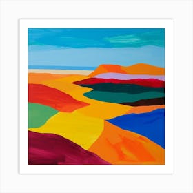 Abstract Travel Collection Somalia 1 Art Print