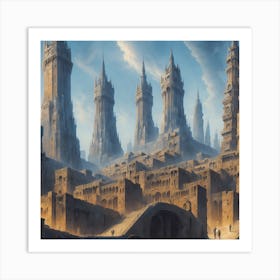 Fantasy City Art Print