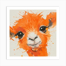 Llama Art Print