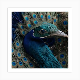 Peacock Art Print