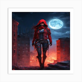 Red Hood Art Print