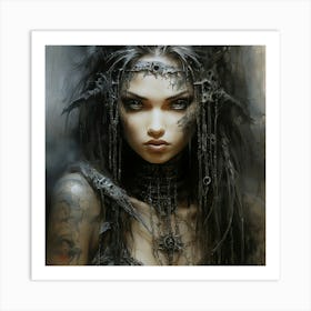 Dark Beauty Art Print