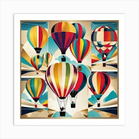 Hot Air Balloons art 1 Art Print