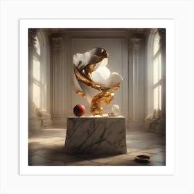 'Golden Ball' Art Print