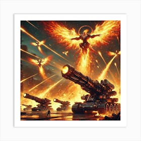 Phoenix Artillery Converted Art Print