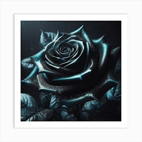 Black Rose 1 Art Print
