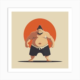 Sumo Wrestler Art Print