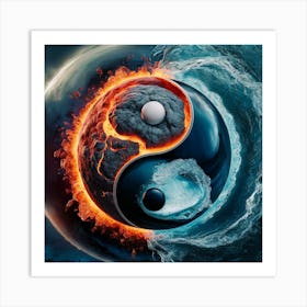 Yin And Yang 5 Art Print