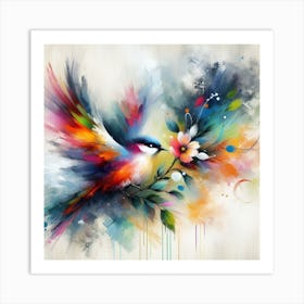 Colorful Bird 2 Art Print