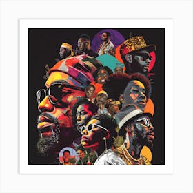 Kings Of Reggae 1 Art Print