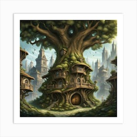 Tree House Art Print