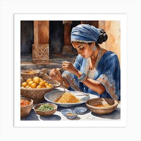 Egyptian Woman Art Print