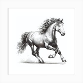 Horse Galloping 1 Art Print