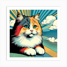 Pop Cat 23 Art Print