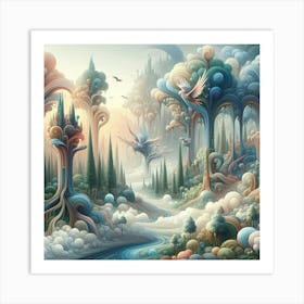 Fanciful Forest Art Print