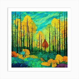 Autumn Forest 7 Art Print