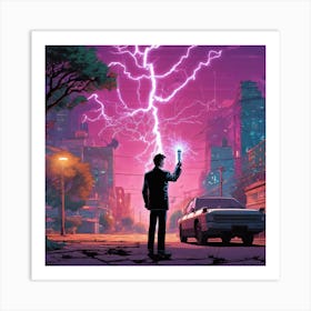 Lightning Bolt Art Print