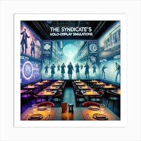 An Immersive Dining Experience Featuring Holo Disp Art Print