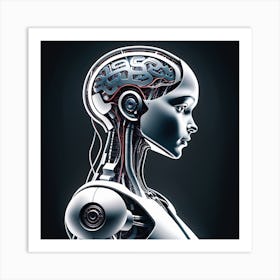 Robot'S Head 6 Art Print