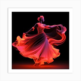 Flamenco Dancer Art Print