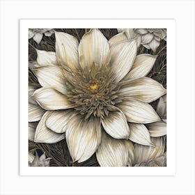 White Flower 1 Art Print