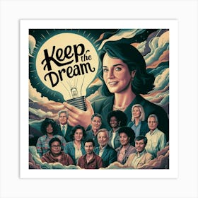 Keep The Dream 4 Art Print